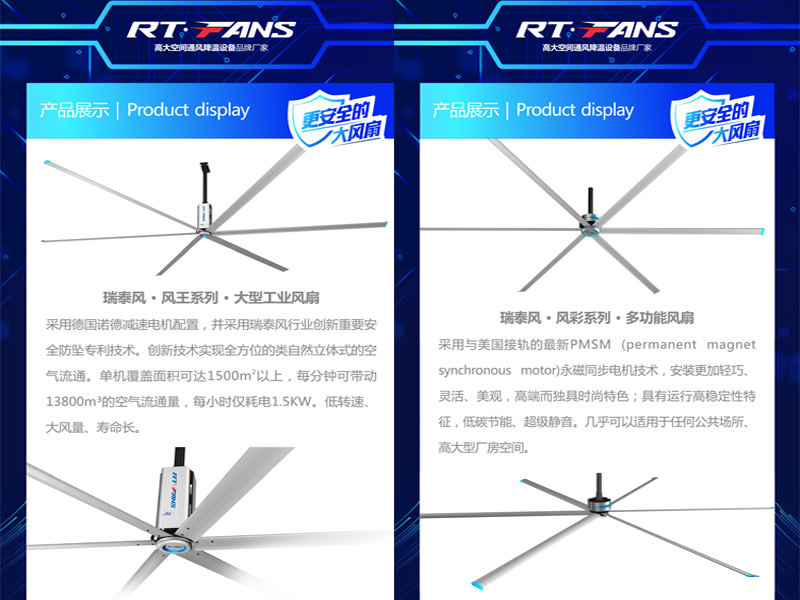 工业大风扇,工业大吊扇,湖北工业大风扇,武汉大型工业吊扇,瑞泰风工业大风扇